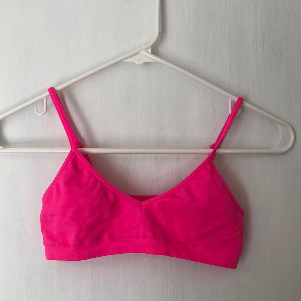 Hot Pink Sports Bra